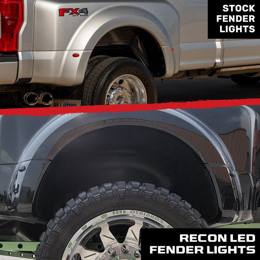 Product of Recon Accessories 264136whbk Side Marker Light