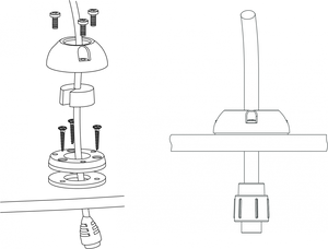 Product of Scanstrut Ds21a-P-Blk Marine Network Cable Grommet