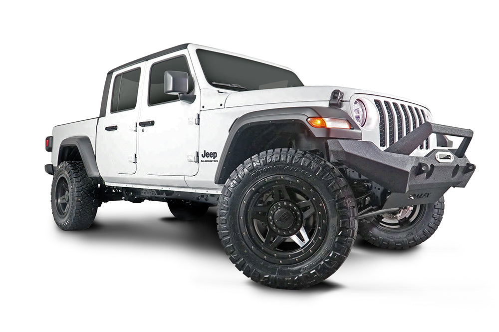 Product of TrailFX JL07T TFX Jeep Products Steel Textured Powder Coated Bumper 