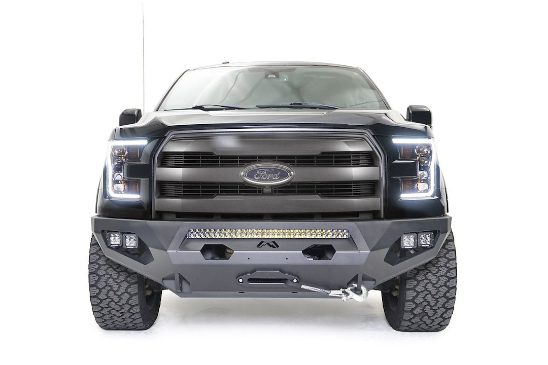 Product of Fab Fours FF15-X3251-1 Matrix Series Steel Powder Coated Bumper 
