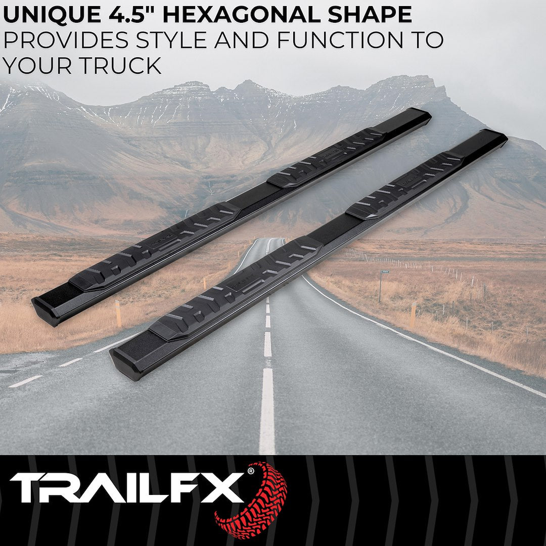 Product of TrailFX AL4006B TrailFX A4 Series Nerf Bar With Surface Steps 