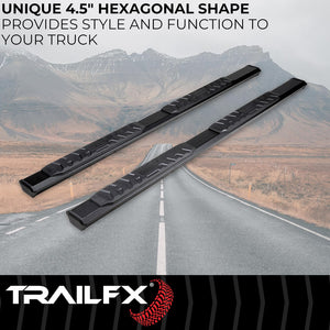 Product of TrailFX AL4006B TrailFX A4 Series Nerf Bar With Surface Steps 
