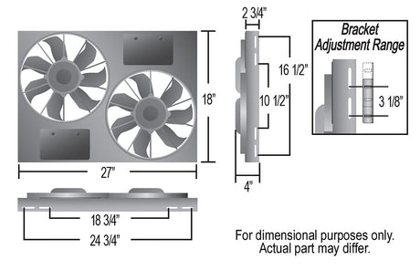 Product of Derale 16837 Cooling Fan