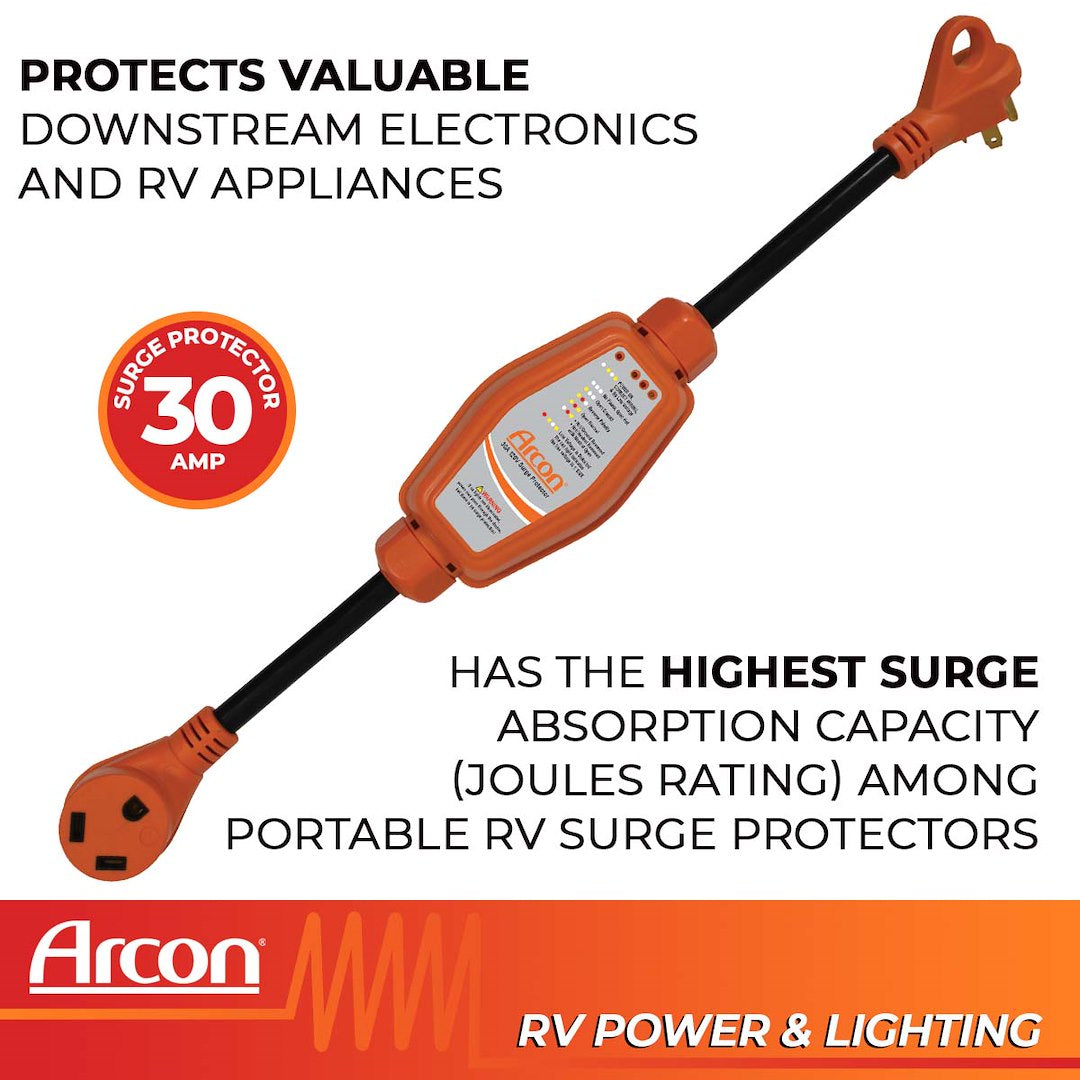 Product of Arcon 19658 120 Volt 30 Amp Surge Protector 