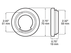 Peterson Mfg. 146-18k Side Marker Light Grommet||prn146-18k_1.Jpg||86||p6j14618k||1717327