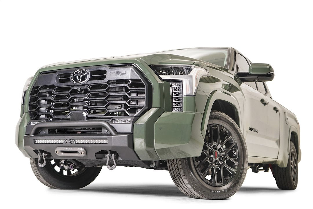Product of Fab Fours TT22-N5452-1 Hidden Winch Steel Powder Coated Bumper 