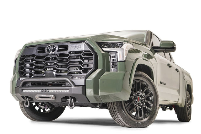 Product of Fab Fours TT22-N5452-1 Hidden Winch Steel Powder Coated Bumper 