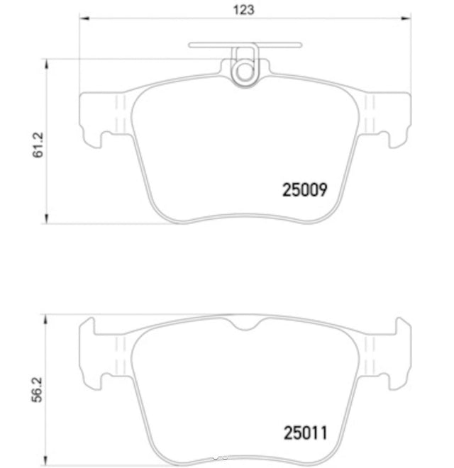 Product of Hella 355020261 Brake Pad - 