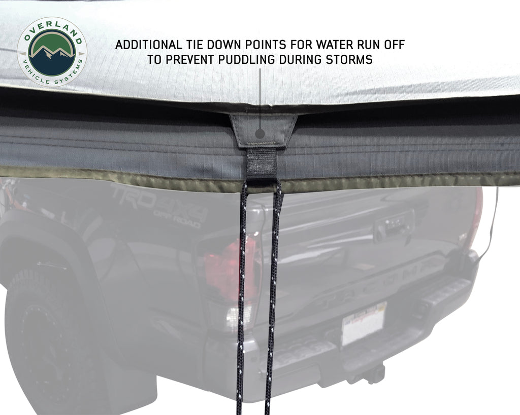 Product of Overland Vehicle Systems 18379909 SUV/Pickup Overlanding Manual Awning, Gray Solid
