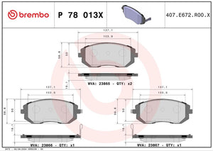 Brembo P78013x Brake Pad||p78013x_3.Jpg||88||brmp78013x||1684745