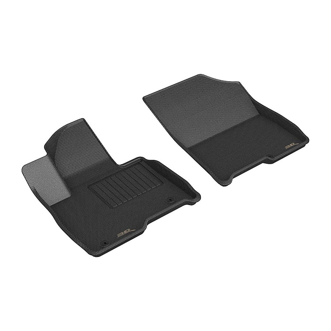 Product of 3D Mats KAGU L1KA07401509 Black Thermoplastic Rubber Of Carbon Fiber Texture Floor Liner 