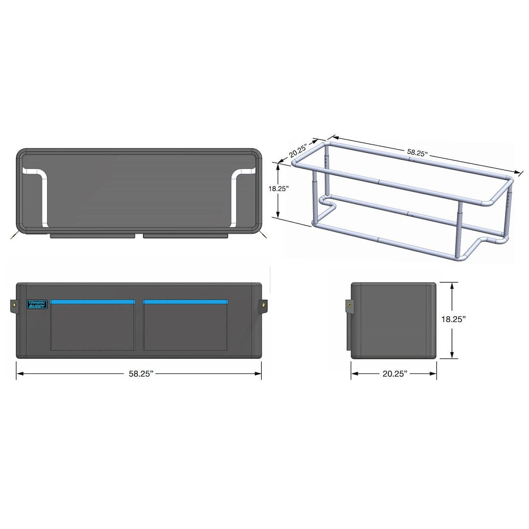 Product of Tonneau Buddy Tbs-2000 Cargo Organizer