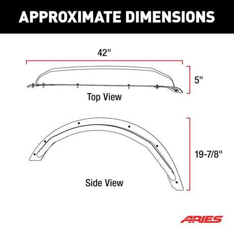 Aries 2500303 Fender Flare||2500303_3008x1990_Ca.Jpg||86||a1s2500303||1527295