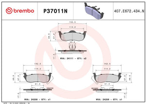 Brembo P37011n Brake Pad||p37011n_2.Jpg||86||brmp37011n||2091595