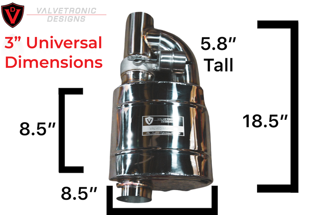 Product of Valvetronic Design UVM.76MM.X2  Exhaust Muffler 