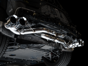 Product of AWE Tuning 3020-42080 Track Edition Cat-Back System Dual Exhaust System Kit 
