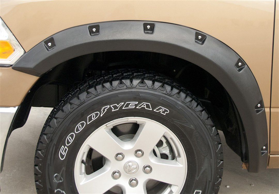 Product of Lund International RX204T Pocket Style/ Exposed Fasteners Black Fender Flare - Set Of 4 
