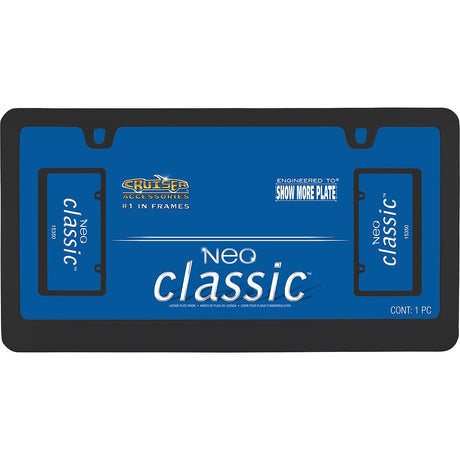 Cruiser 15350 License Plate Frame||15350_P01-Neo-Classic_Black-Inpack.Jpg||86||c3415350||876185