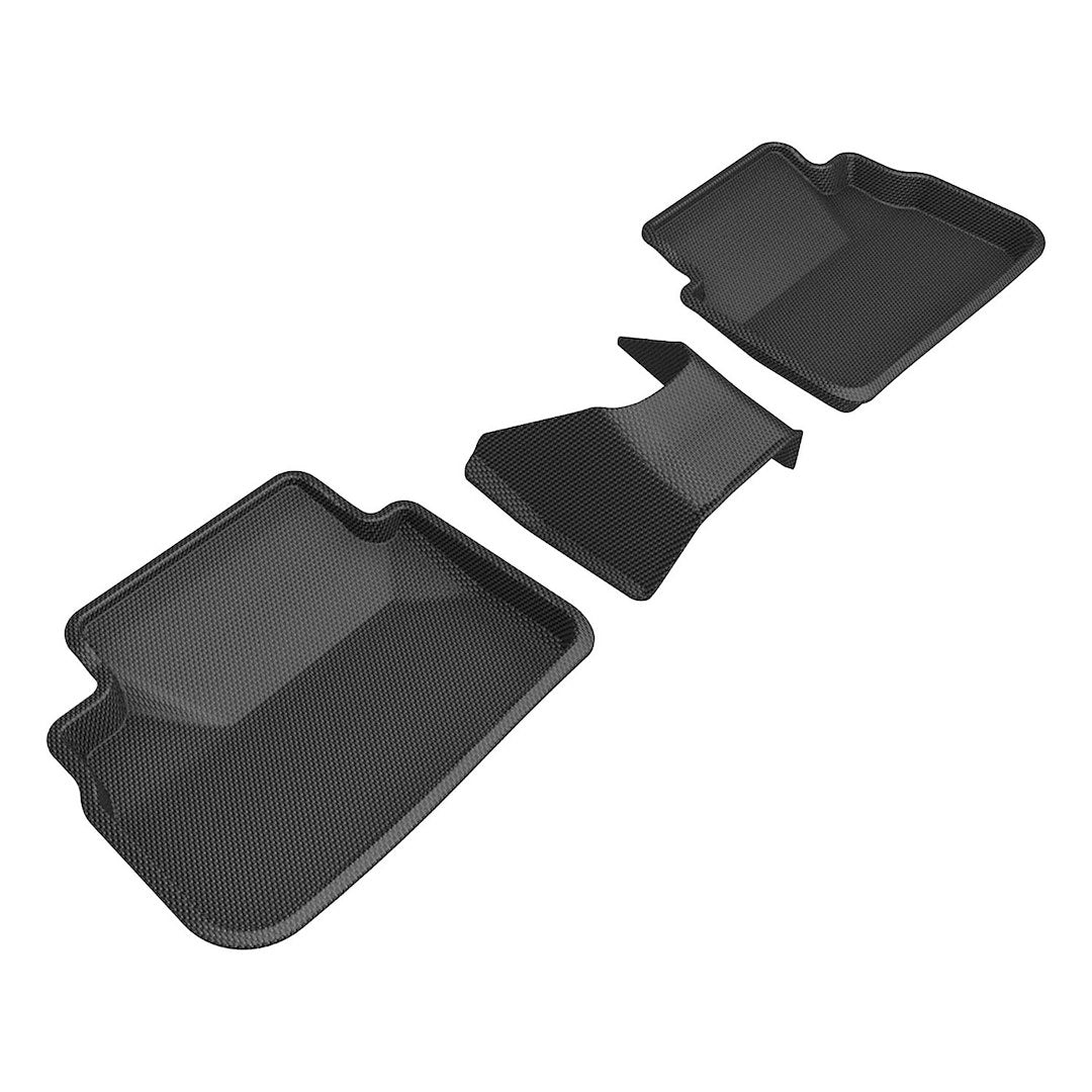 Product of 3D Mats KAGU L1SB03601509 Black Thermoplastic Rubber Of Carbon Fiber Texture Floor Liner 