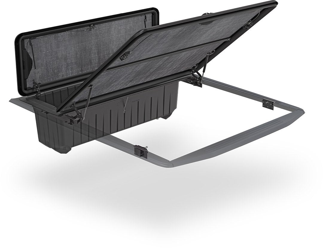 Product of Stowe Cargo Systems R155009-2 Hard Folding Black Matte Tonneau Cover