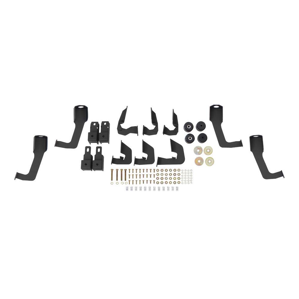 Product of Westin Automotive 56-534335 Black Powder Coated Square Nerf Bar - Truck Wheel To Wheel 