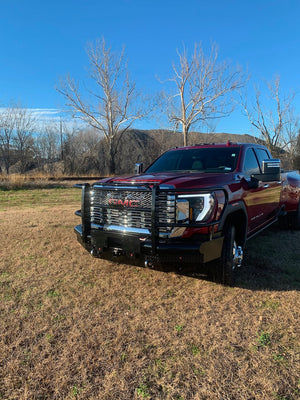 Product of Tough Country Products TFR2524G-W Traditional Steel Gloss Powder Coated Bumper 