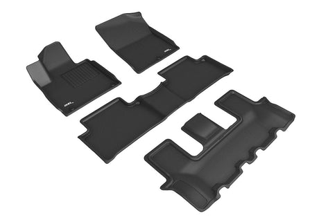 Product of 3D Mats KAGU L1KA06201509 Black Thermoplastic Rubber Of Carbon Fiber Texture Floor Liner 