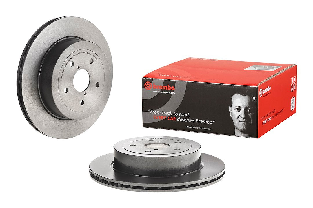 Product of Brembo 09781321C02 Vented 1 Piece Brake Rotor 