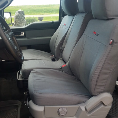 Product of Tiger Tough 62400A Ironweave Gray 1000 Denier Nylon Seat Cover 