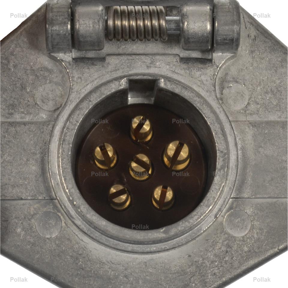 Product of Pollak 11-607P 6 Pin Trailer Wiring Connector 