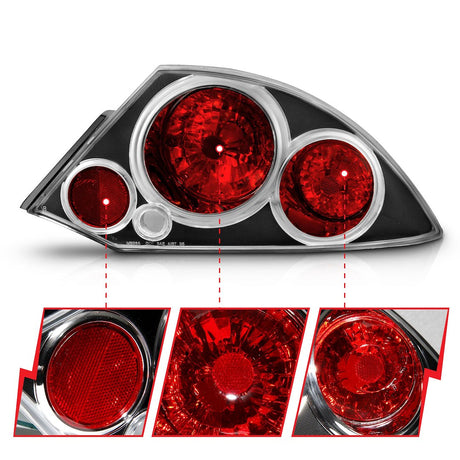 Anzo Usa 221081 Tail Light Assembly||||86||a1r221081||2002034