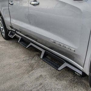 Product of Westin Automotive 56-534695 Black Powder Coated Square Nerf Bar - Truck Wheel To Wheel 