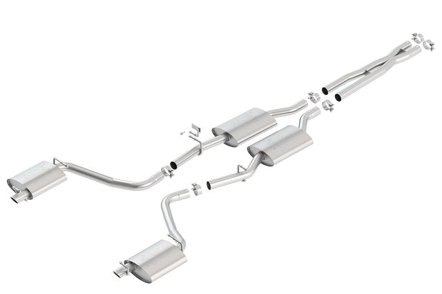 Product of Borla 140686 ATAK ® Series Cat Back System Dual Exhaust System Kit 