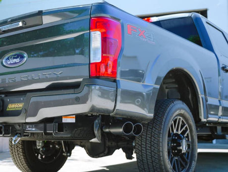 Product of Gibson Exhaust 69134B Black Elite Series Cat-Back System Single Exhaust System Kit 
