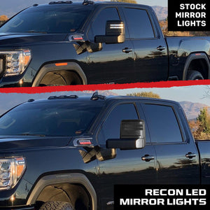 Recon Accessories 264253bk Exterior Mirror Turn Signal Light||264253bk_8.Jpg||93||r89264253bk||1744596
