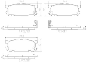 Brembo P49030n Brake Pad||p49030n_R.Jpg||86||brmp49030n||2091724