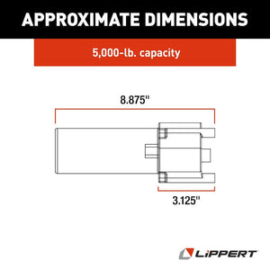 Product of Lippert Components 141893 Trailer Landing Gear Motor