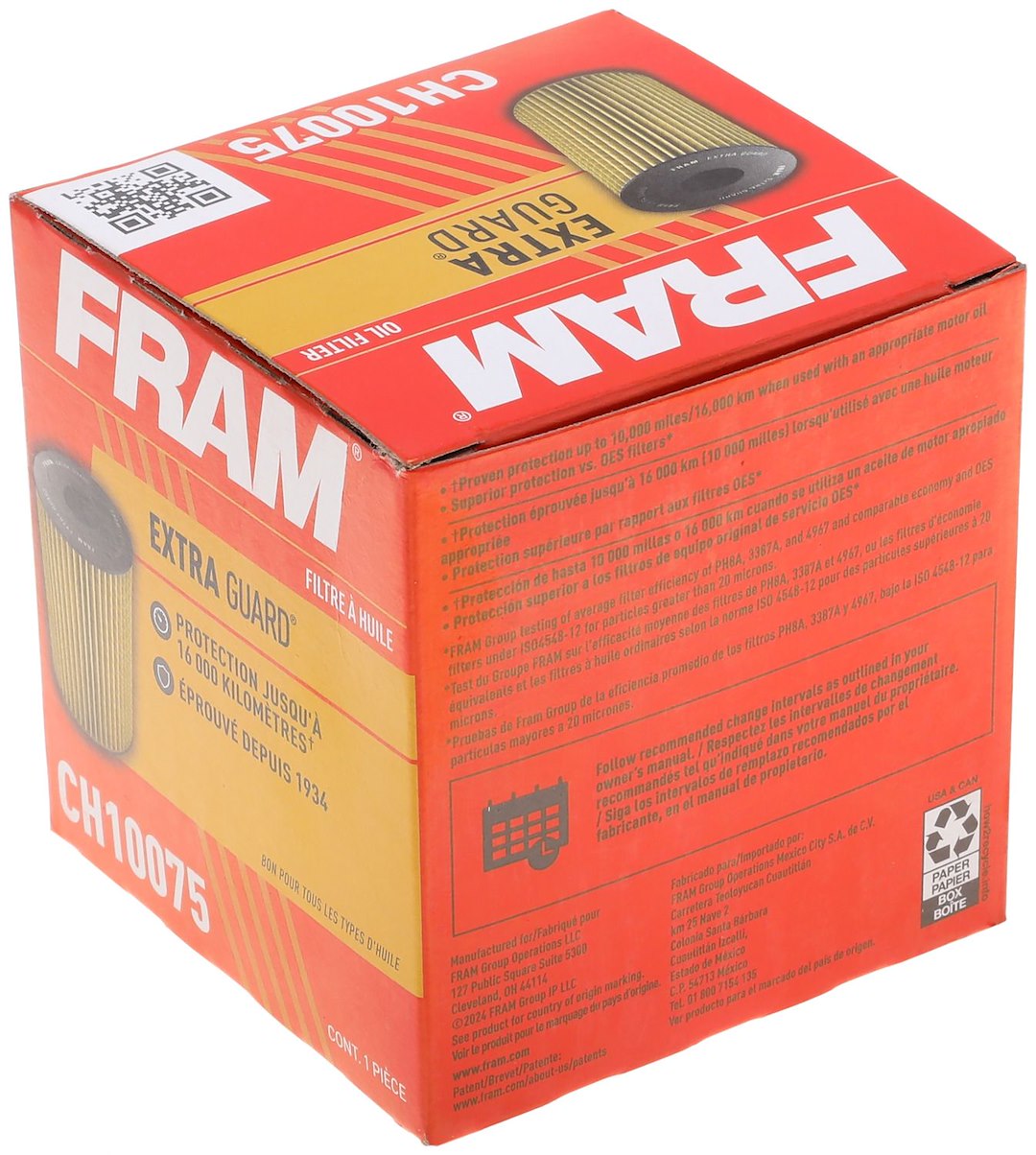Fram Filter Ch10075 Oil Filter||ch10075_4.Jpg||89||f24ch10075||1649665