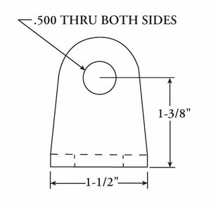 Competition Engineering C3423 Four Link Suspension Diagonal Link Bracket||c3423_1.Jpg||86||c603423||1726532