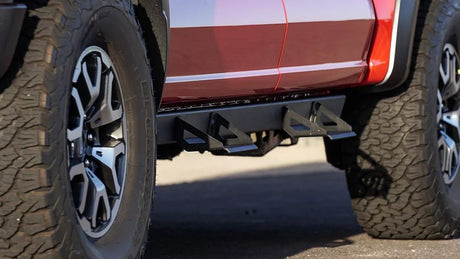 Product of Innovative Creations Inc. 840121412968 Alumilite Nerf Bar With Drop Down Steps 