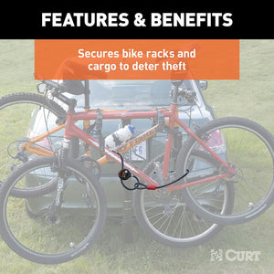 Curt 23666 Bike Rack Bicycle Lock||||88||c9323666||2011215