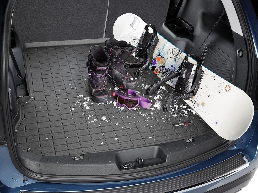Product of Weathertech (USA) 401107 Black Custom Blended TPE (Thermoplastic Elastomer) Back Of 2nd Row Seat Cargo Area Liner 