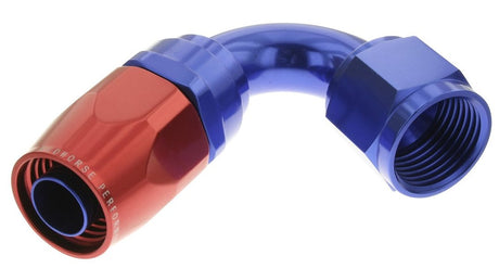 Product of Redhorse Performance 1120 Series 1120-06-1 Female Swivel 3/8 Inch (-6 AN) Blue/ Red 