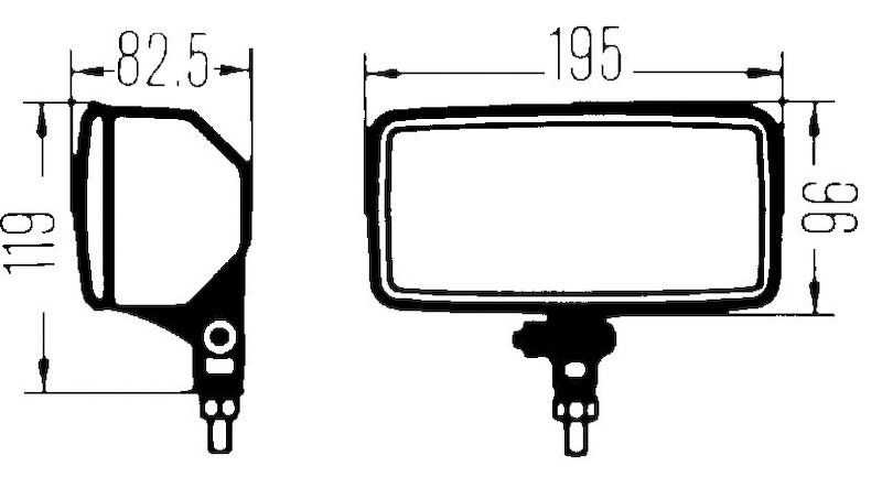 Product of Hella 005700421 Fog Beam Driving/ Fog Light 