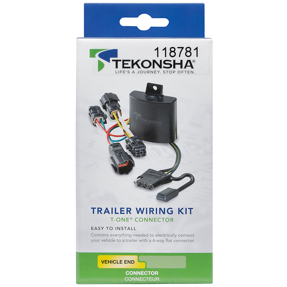 Product of Tekonsha 118781 Vehicle End 4 Flat Trailer Wiring Connector 