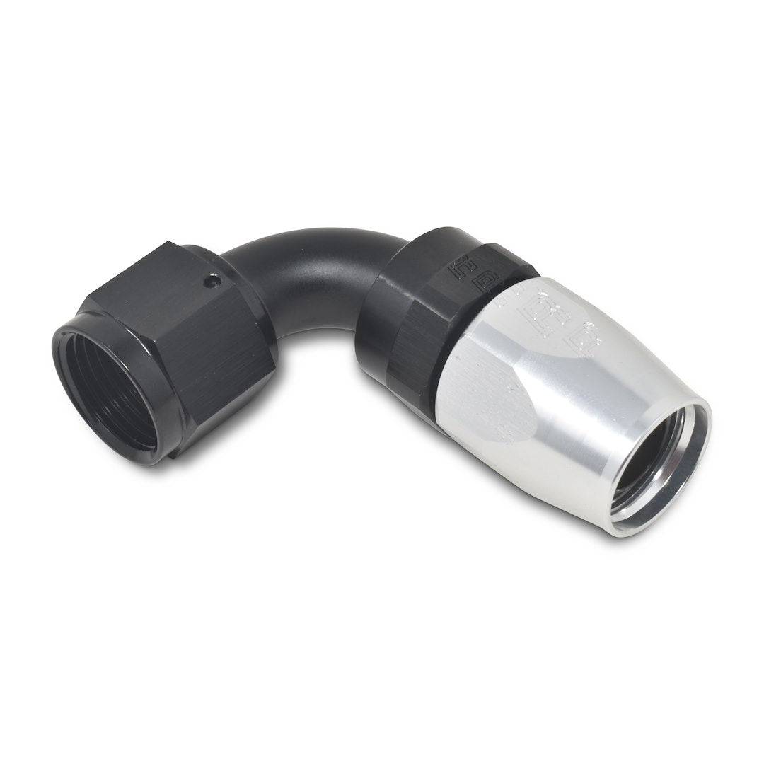 Product of Russell Automotive Full Flow 610163 Crimp-On 3/8 Inch (-6 AN) Black/ Silver 