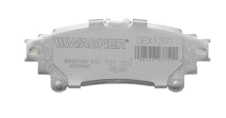 Wagner Brakes Oex1391 Brake Pad||oex1391.Jpg||85||w66oex1391||2221354