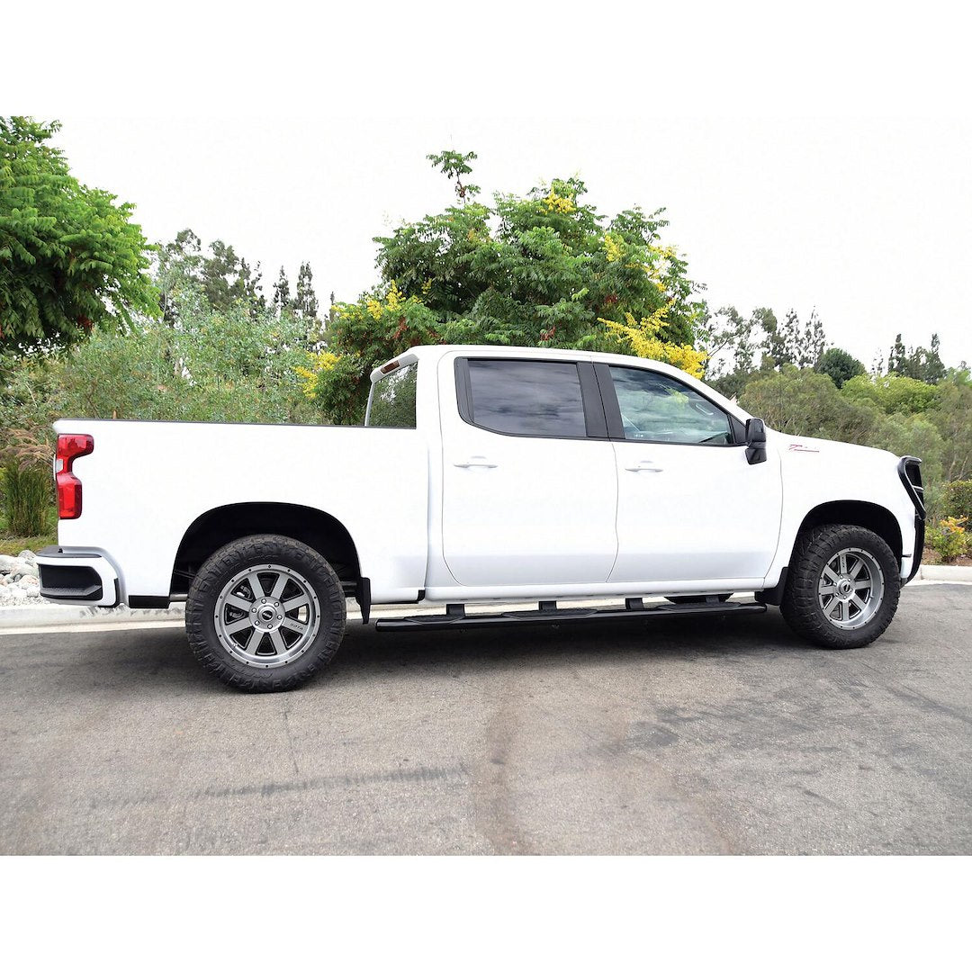 Product of Westin Automotive 21-534685 Black Powder Coated Oval Nerf Bar - Truck Wheel To Wheel 