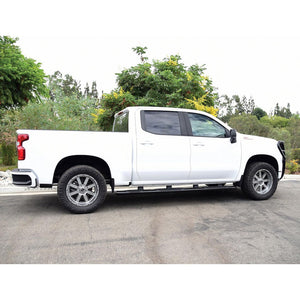 Product of Westin Automotive 21-534685 Black Powder Coated Oval Nerf Bar - Truck Wheel To Wheel 