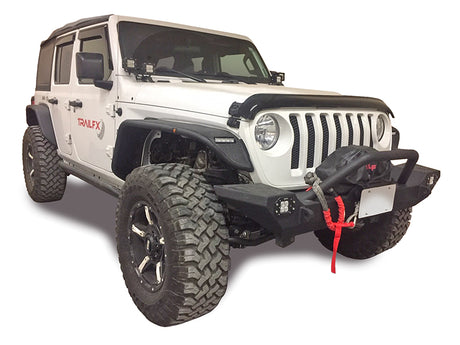 Product of TrailFX JL05FF Non-Exposed Fasteners Black Fender Flare - Set Of 2 